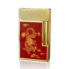 Dupont Hồng Kông Sơn Mài Đỏ In Hình Rồng Vàng Năm 2024 D97