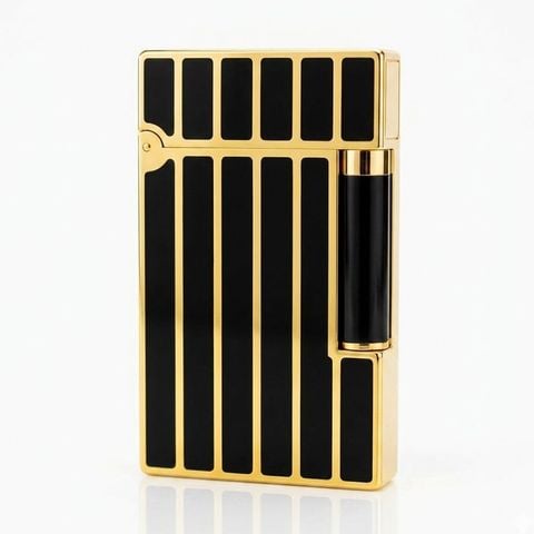 Bật lửa Dupont kẻ dọc sơn mài D84