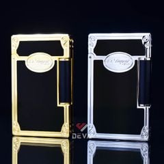 Dupont Sơn Mài Đen Viền Hoa Văn Phục Hưng Cổ Điển D195