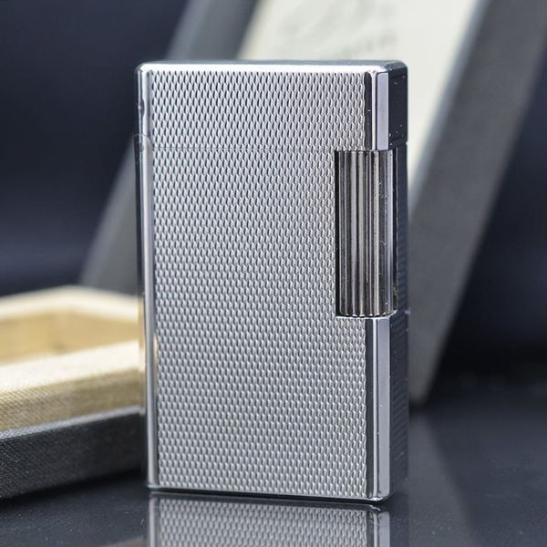 S.T. Dupont Ligne 1 (1 Lỗ) – Bọc Vàng 20 Microns – Họa Tiết Vân Kim Cương Nhỏ Diamond Head DPH70