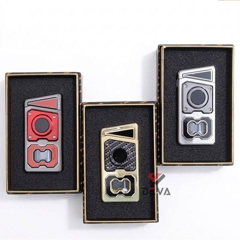 Bật lửa xăng Honest đánh lửa điện cảm ứng có ô cửa quan sát nhiên liệu BCZ868