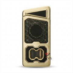 Bật lửa xăng Honest đánh lửa điện cảm ứng có ô cửa quan sát nhiên liệu BCZ868