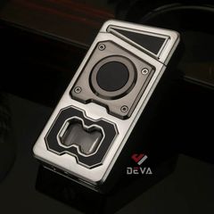 Bật lửa xăng Honest đánh lửa điện cảm ứng có ô cửa quan sát nhiên liệu BCZ868