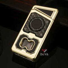 Bật lửa xăng Honest đánh lửa điện cảm ứng có ô cửa quan sát nhiên liệu BCZ868