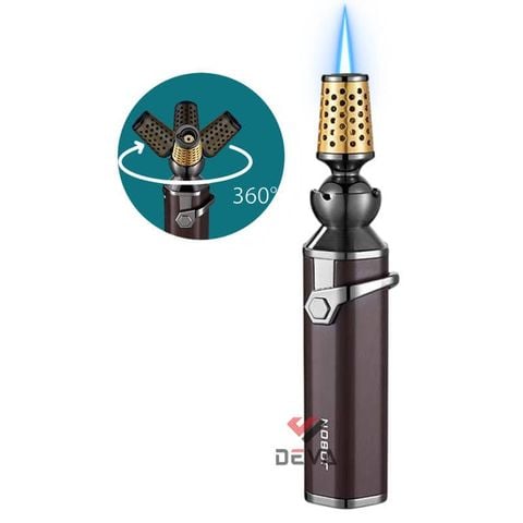 Bật lửa Jobon khò đại 1 tia cổ xoay 360° linh hoạt có khóa gas chế độ rảnh tay ZB 189