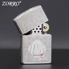 Bật lửa xăng đá chính hãng Zorro phiên bản giới hạn kỷ niệm 15th năm thành lập Z2-1001
