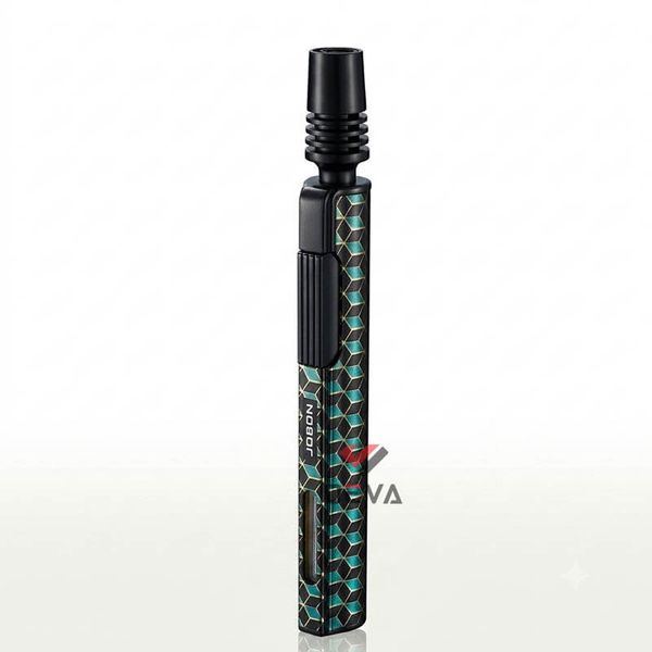 Bật lửa gas Jobon khò 1 tia cán dài tích hợp ô cửa quan sát gas ZB 215