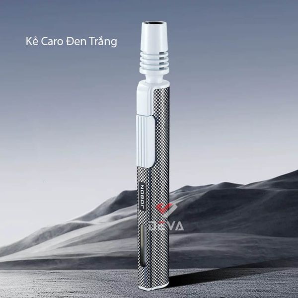 Bật lửa gas Jobon khò 1 tia cán dài tích hợp ô cửa quan sát gas ZB 215