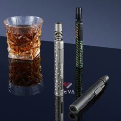 Bật lửa gas Jobon khò 1 tia cán dài tích hợp ô cửa quan sát gas ZB 215