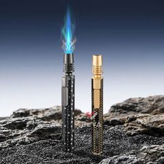 Bật lửa gas Jobon khò 1 tia cán dài tích hợp ô cửa quan sát gas ZB 215