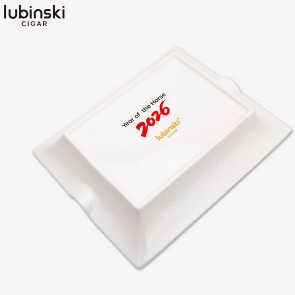 Gạt tàn xì gà 2 điếu Lubinski YJA 20053 – Họa tiết Vân Ngựa 2026