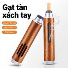 Gạt tàn thuốc lá cầm tay vỏ gỗ di động cho xe hơi H08