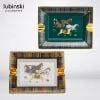 Gạt tàn 2 điếu sứ hoa văn hình ngựa AS 300
