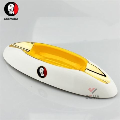 Gạt tàn sứ 2 điếu hình bầu dục Guevara Rag 2219