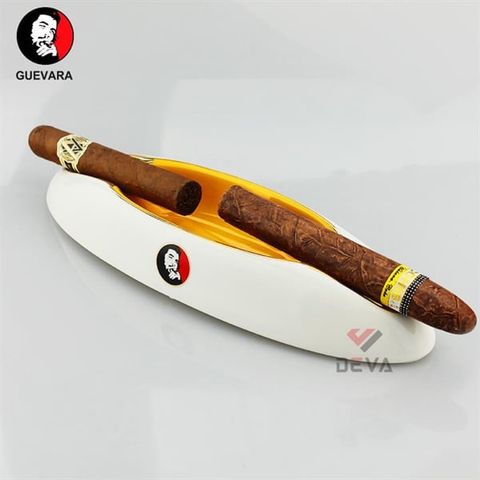Gạt tàn sứ 2 điếu hình bầu dục Guevara Rag 2219