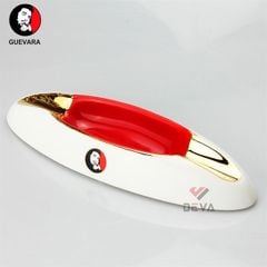 Gạt tàn sứ 2 điếu hình bầu dục Guevara Rag 2219