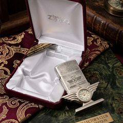 Set Bật Lửa Zippo Để Bàn Kèm Đồng Hồ - Tuyệt Tác Decor Sang Trọng – Đẳng Cấp Nhà Sưu Tầm C104