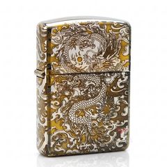 Zippo Khắc Chủ Đề Rồng Mây  ZK145