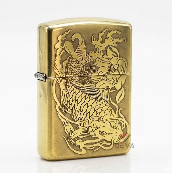 Zippo Cá Chép trong Đầm Sen ZN155