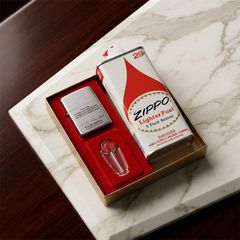 Set Bật Lửa Zippo 40th Anniversary (1932-1972) – Phiên Bản Kỷ Niệm 40 Năm – Bản Sưu Tầm Di Sản Cổ Điển (Full Box)