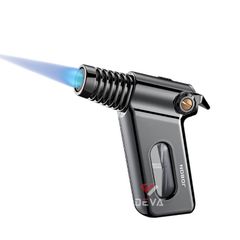 Bật lửa Jobon khò 1 tia bình chứa trong suốt kèm khóa gas ZB-216