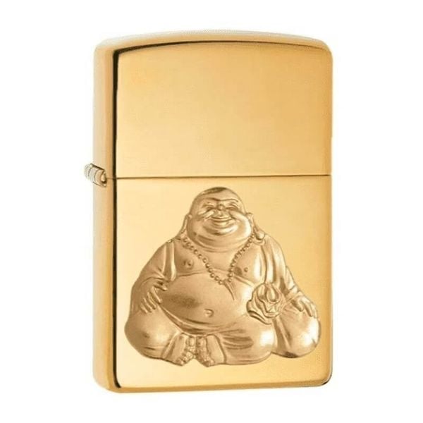 Zippo dán Emblem hình phật Di Lặc Z249