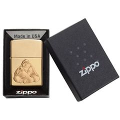 Zippo dán Emblem hình phật Di Lặc Z249