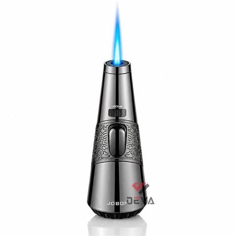 Bật lửa gas Jobon khò 1 tia kèm khóa an toàn và chế độ rảnh tay ZB-A09