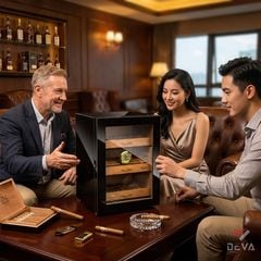 Hộp ủ bảo quản xì gà 80 điếu Lubinski YJA 60018