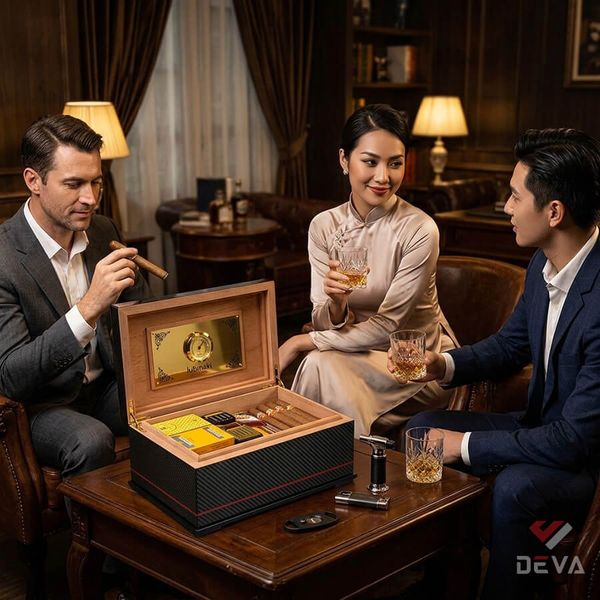 Hộp ủ xì gà Lubinski YJA 60028
