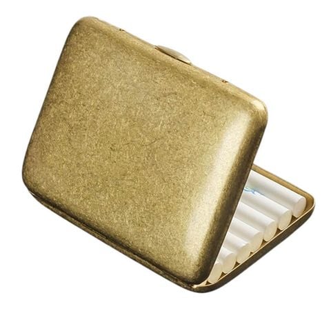 Hộp đựng thuốc lá Kuboy đồng nguyên khối 16 điếu cỡ 6.5mm các mẫu KC13