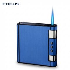 Hộp đựng thuốc lá Focus  20 điếu kèm bật lửa khò JD YH072