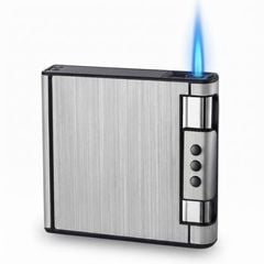 Hộp đựng thuốc lá Focus  20 điếu kèm bật lửa khò JD YH072