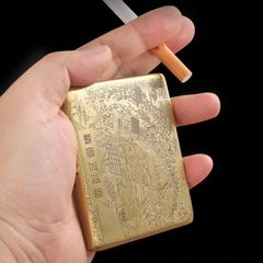 Hộp đựng thuốc Kuboy loại 9 điếu size 6.5mm khắc hình KC6