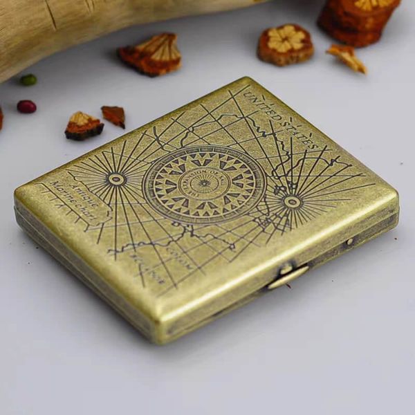 Hộp đựng thuốc lá Kuboy/Star chứa 20 điếu loại 6.5mm vỏ khắc hoa văn các mẫu KP1