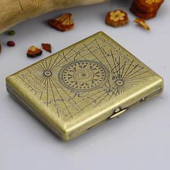 Hộp đựng thuốc lá Kuboy/Star chứa 20 điếu loại 6.5mm vỏ khắc hoa văn các mẫu KP1