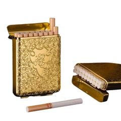 Hộp đựng thuốc lá cao cấp khắc hoa văn phong cách Shelby HDT05