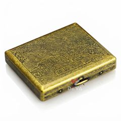 Hộp đựng thuốc lá Kuboy/Star chứa 20 điếu loại 6.5mm vỏ khắc hoa văn các mẫu KP1