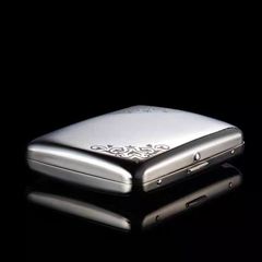 Hộp đựng thuốc lá Kuboy loại 16 điếu 6.5mm kim loại nguyên khối KC3