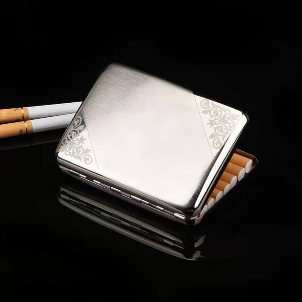 Hộp đựng thuốc lá Kuboy loại 16 điếu 6.5mm kim loại nguyên khối KC3