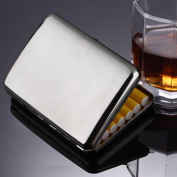 Hộp đựng thuốc lá Kuboy loại 16 điếu 6.5mm kim loại nguyên khối KC3