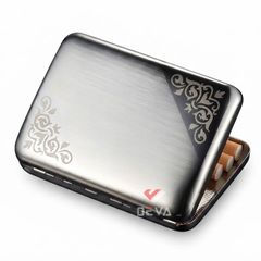 Hộp đựng thuốc lá Kuboy loại 16 điếu 6.5mm kim loại nguyên khối KC3
