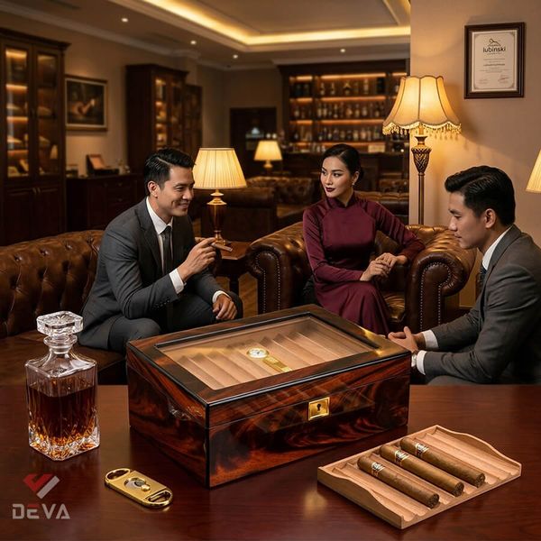Hộp ủ bảo quản 40 điếu Lubinski YJA 60015