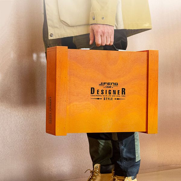 Set Phụ Kiện Xì Gà (Cigar) Jifeng Luxury Gold 5 Món – Đẳng Cấp Quý Tộc
