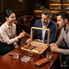 Hộp ủ xì gà Lubinski loại 30~45 điếu YJA-60054