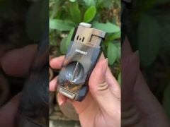Bật lửa Honest khò 2 tia kèm dao cắt chữ V cho Cigar BCZ 834-video