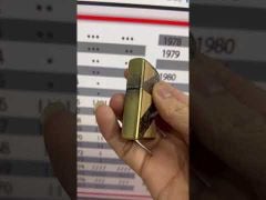 Zippo Kẻ Chéo Ốp Gỗ Khắc Hoa Văn Cổ Điển ZN267-video