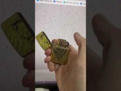 Zippo Armor Chủ Đề Đầu Lâu 3D Skull Clock ZD33-video