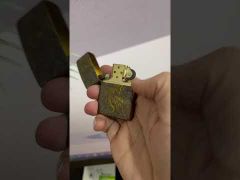 Set Zippo Armor Khắc Phổ Hiền Bồ Tát cưỡi Voi Trắng 6 Ngà ZD69-video
