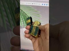 Zippo Armor Đồng Cháy Khắc Rồng Bay Lượn ZN09-video